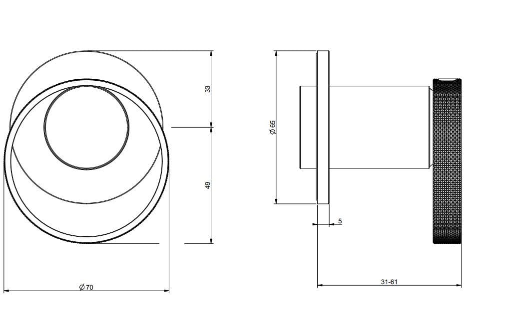 Латунный настенный пульт дистанционного управления Gessi кольцо ARCH-00066670 - Вид №2