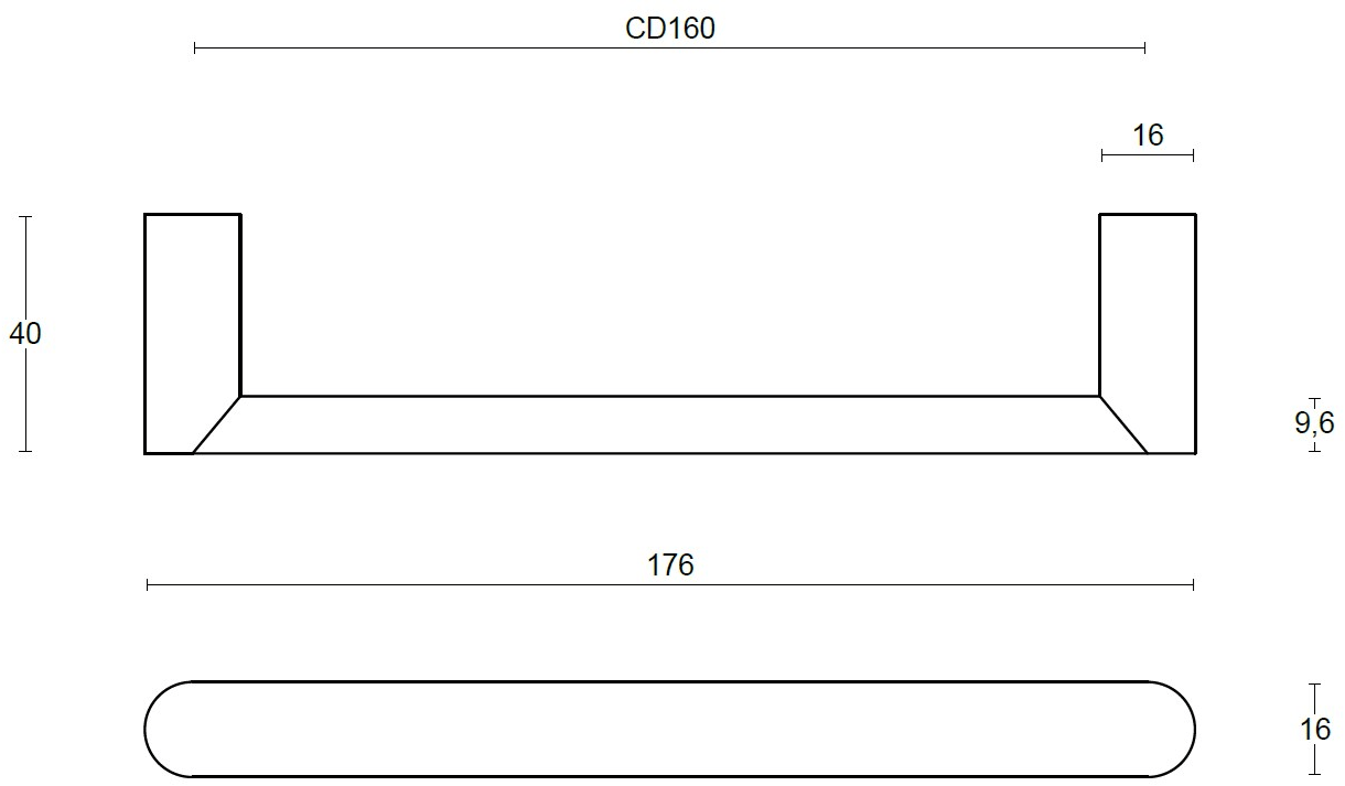 Formani Мебельная ручка из нержавеющей стали Arc 3704m001inxx0 - Вид №1