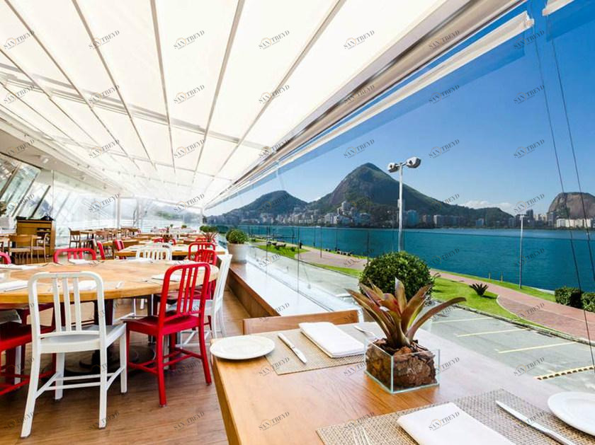 BT Group Пристенная пергола из пвх  R242 