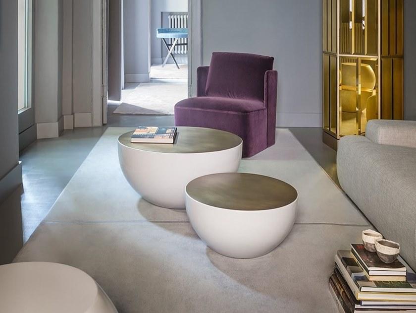 Meridiani Низкий круглый журнальный столик из полиуретана sun-id-1422039 - Вид №22