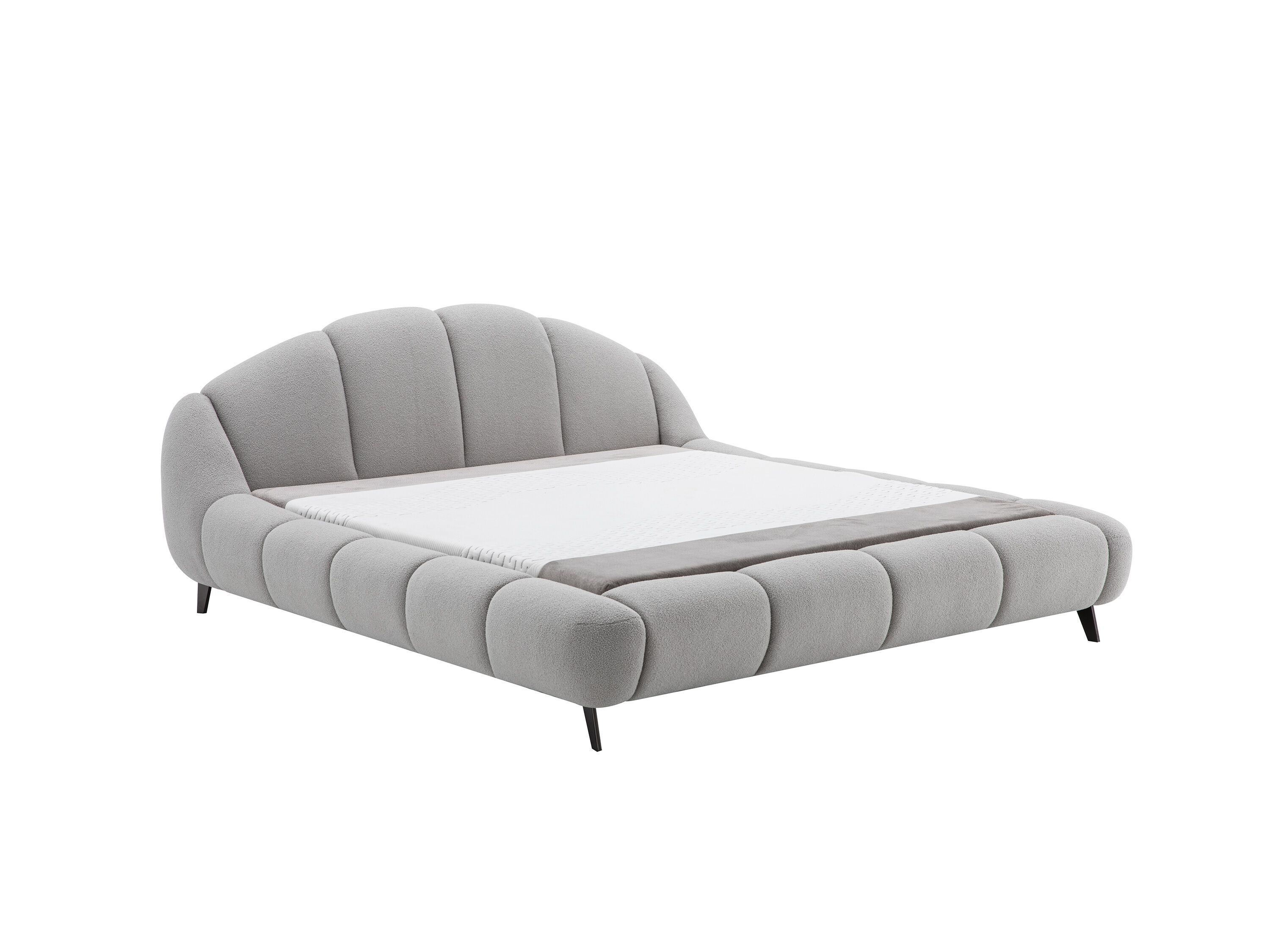 Двуспальная мягкая кровать из ткани CAMPO DE' FIORI COZ628 ARCH-00086057 - Вид №4