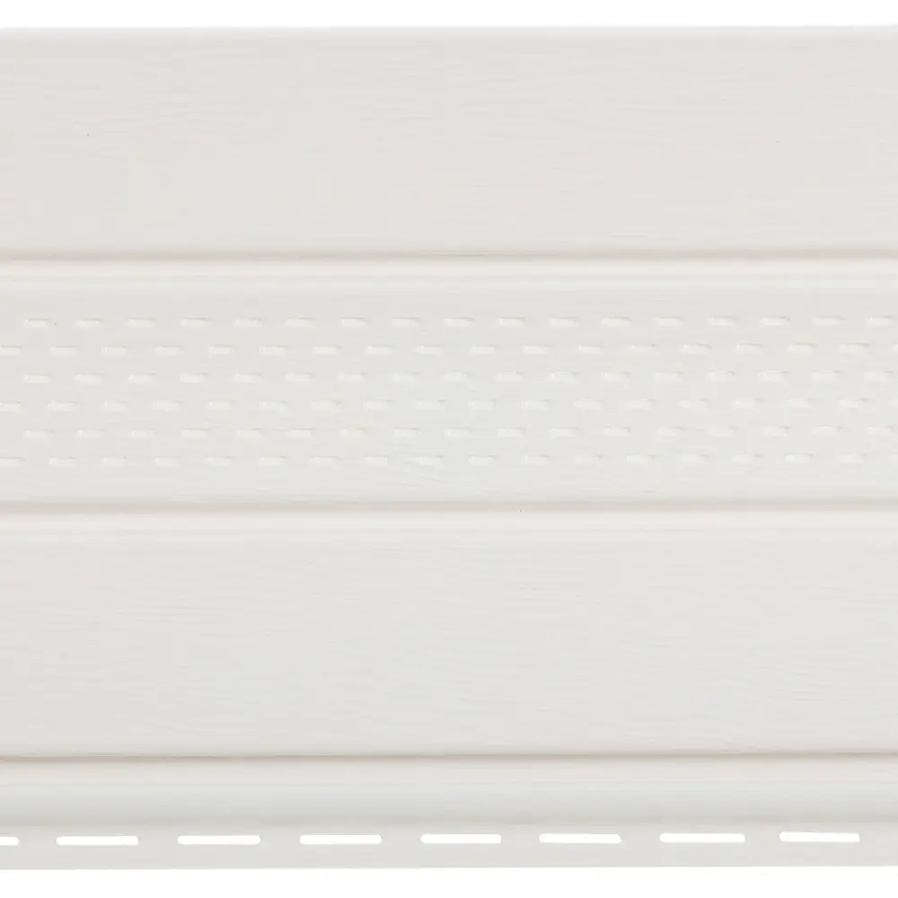 Софит ПВХ с перфорацией 2700х300 мм белый, 0.81 м2 FINEBER STLM-2097185 - Вид №1