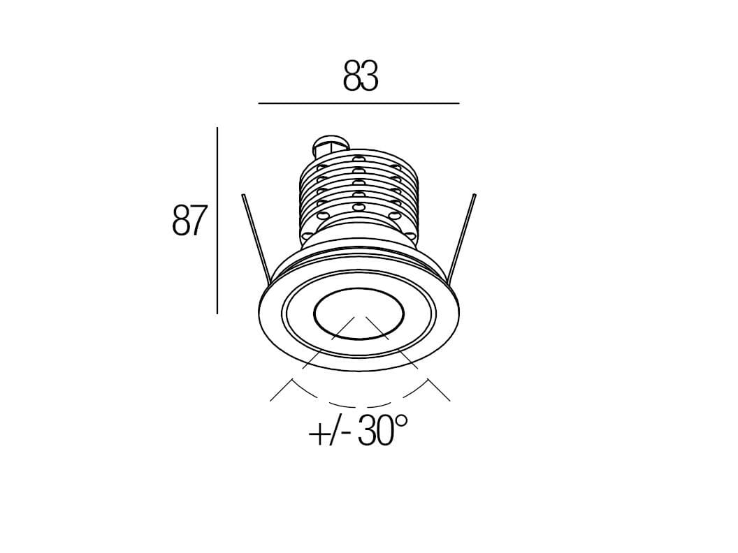 Утопленный светодиодный прожектор Flexalighting SLOT 724 ARCH-00104893
