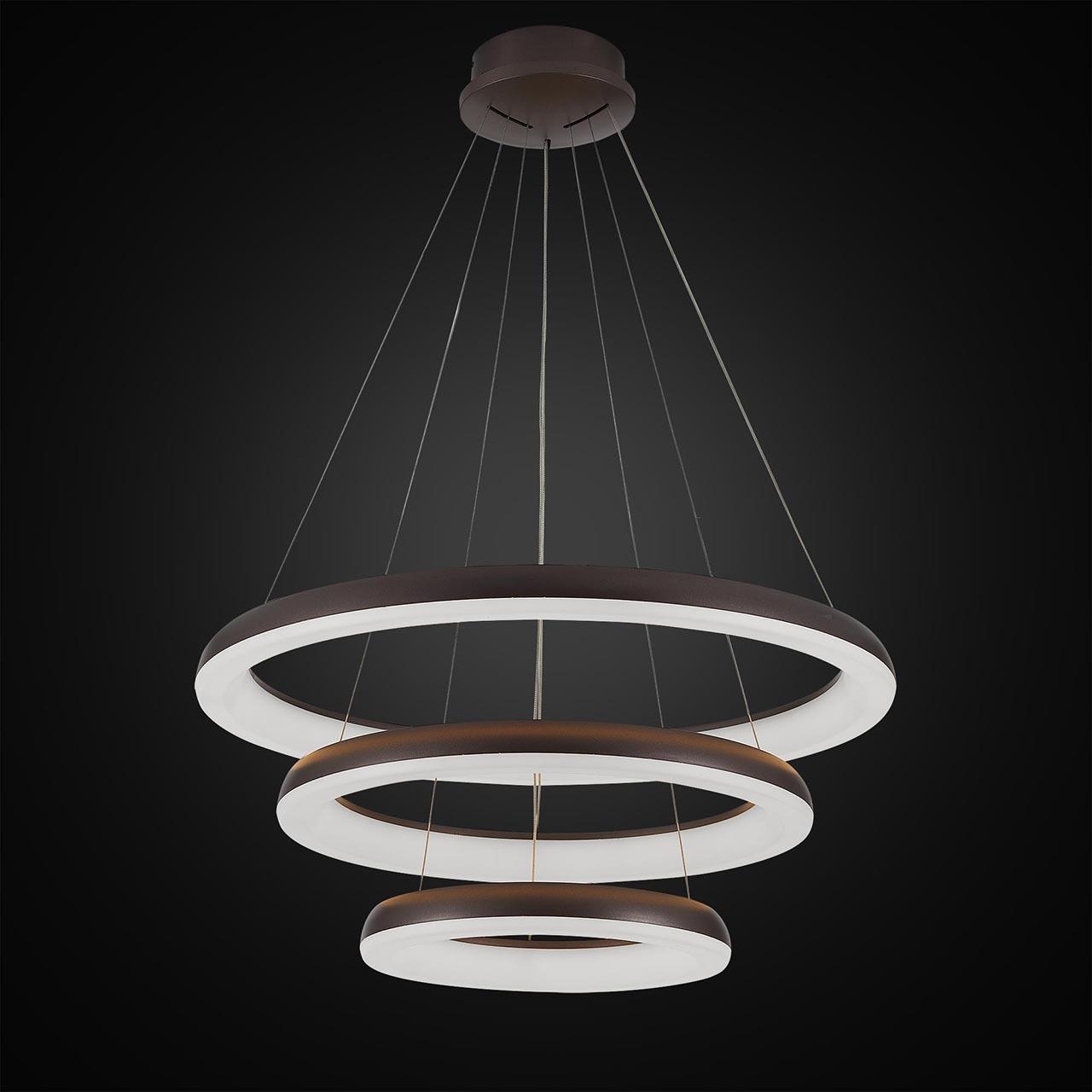 Подвесной светодиодной светильник Citilux Юпитер CL730155RS CITILUX ДИЗАЙНЕРСКИЕ, ЮПИТЕР 275717 Коричневый  - Вид №1
