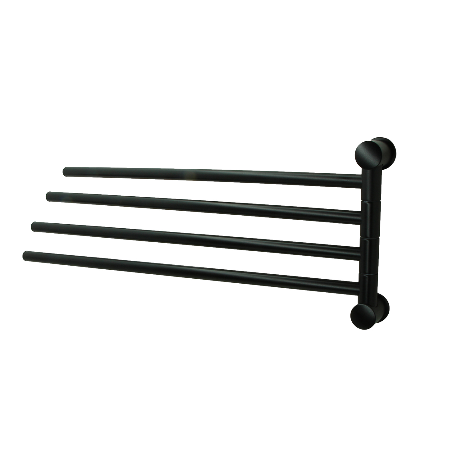 K-1034BLACK Держатель полотенец 4-е рога WasserKRAFT 