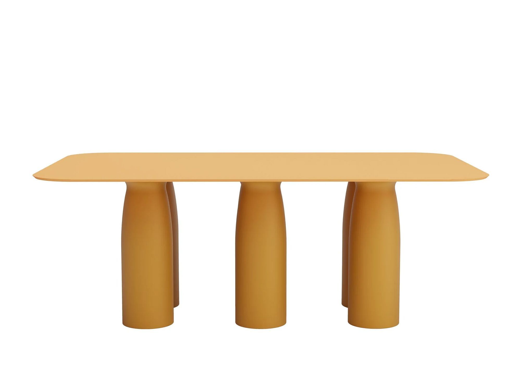 Прямоугольный обеденный стол из полиэтилена с верхней частью HPL Qeeboo Toto, Totino, Tata ARCH-00128628 - Вид №4