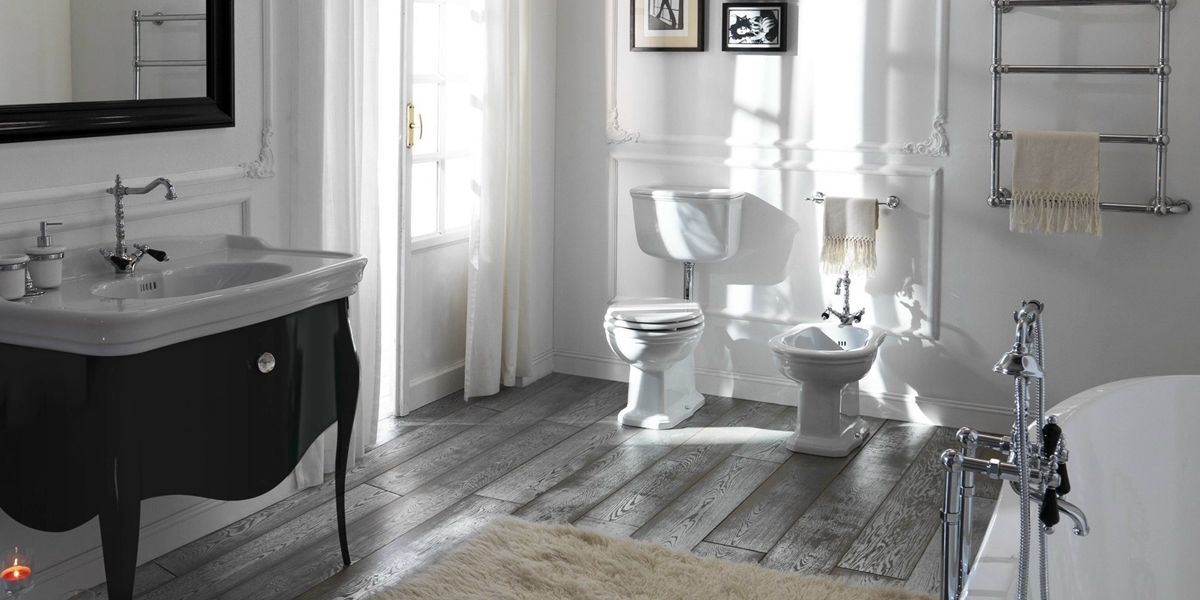 0211 Приставной унитаз напольный Белый Olympia Ceramica IMPERO STYLE Италия - Вид №2