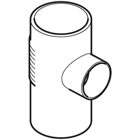 GEBERIT 315.148.14.1 Тройник Geberit Silent-db20 88,5°  - Вид №1