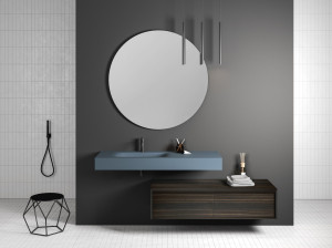 Шкаф для ванной комнаты с раковиной