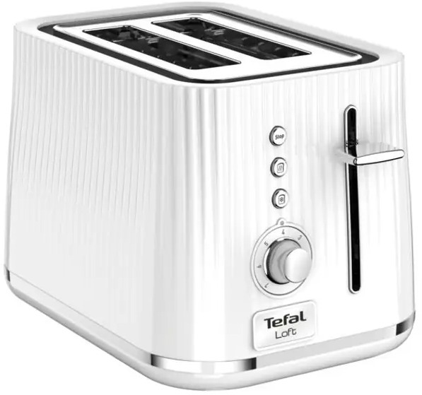 91313093 Тостер Tefal TT761138 850 Вт 7 режимов поджарки цвет белый STLM-0874277