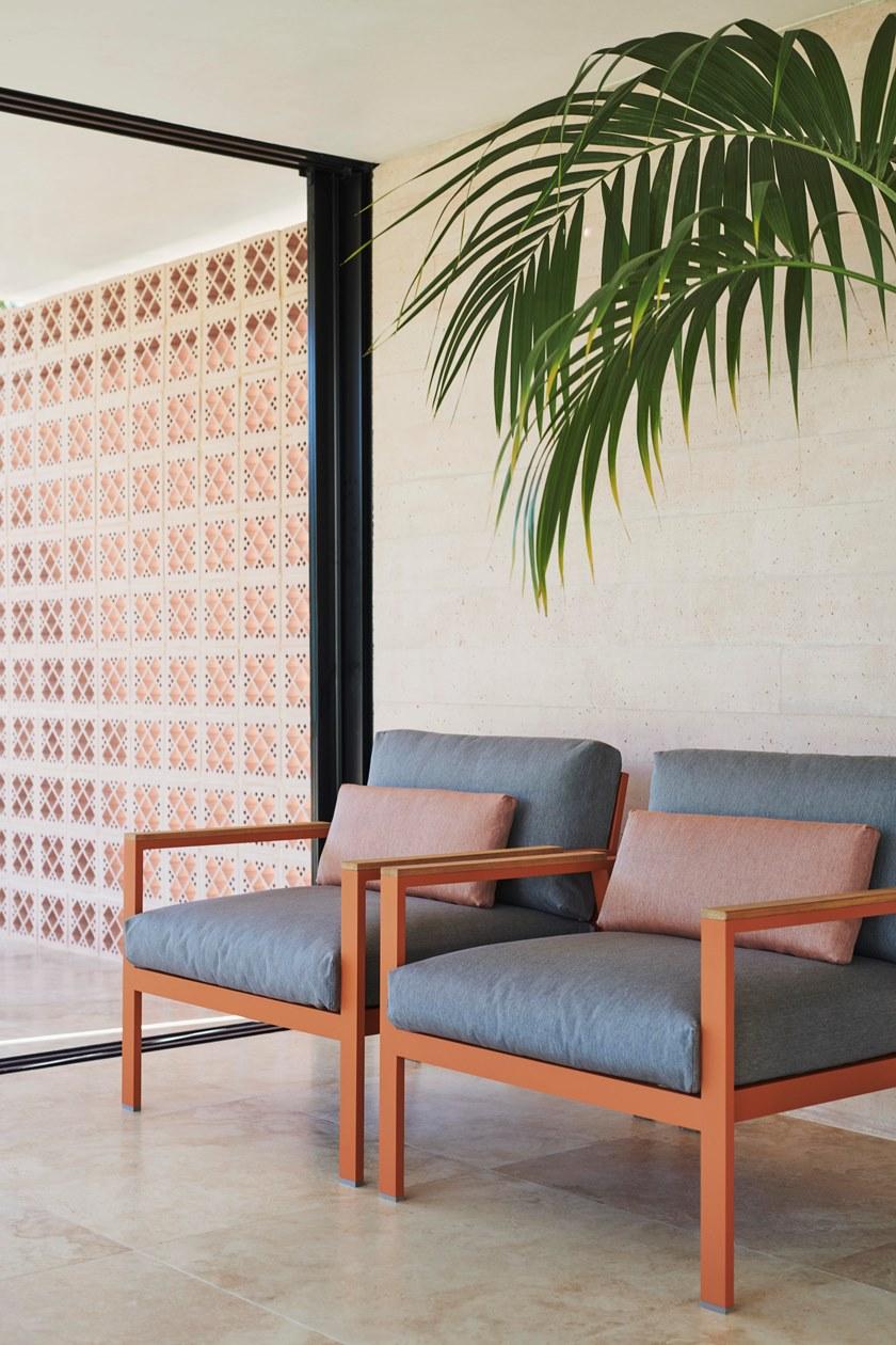 GANDIABLASCO Кресло из ткани с подлокотниками Timeless sun-id-1393750 - Вид №9