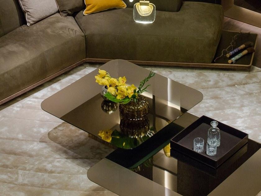 Paolo Castelli Низкий стол из металла и стекла Nettuno sun-id-1501515 - Вид №4