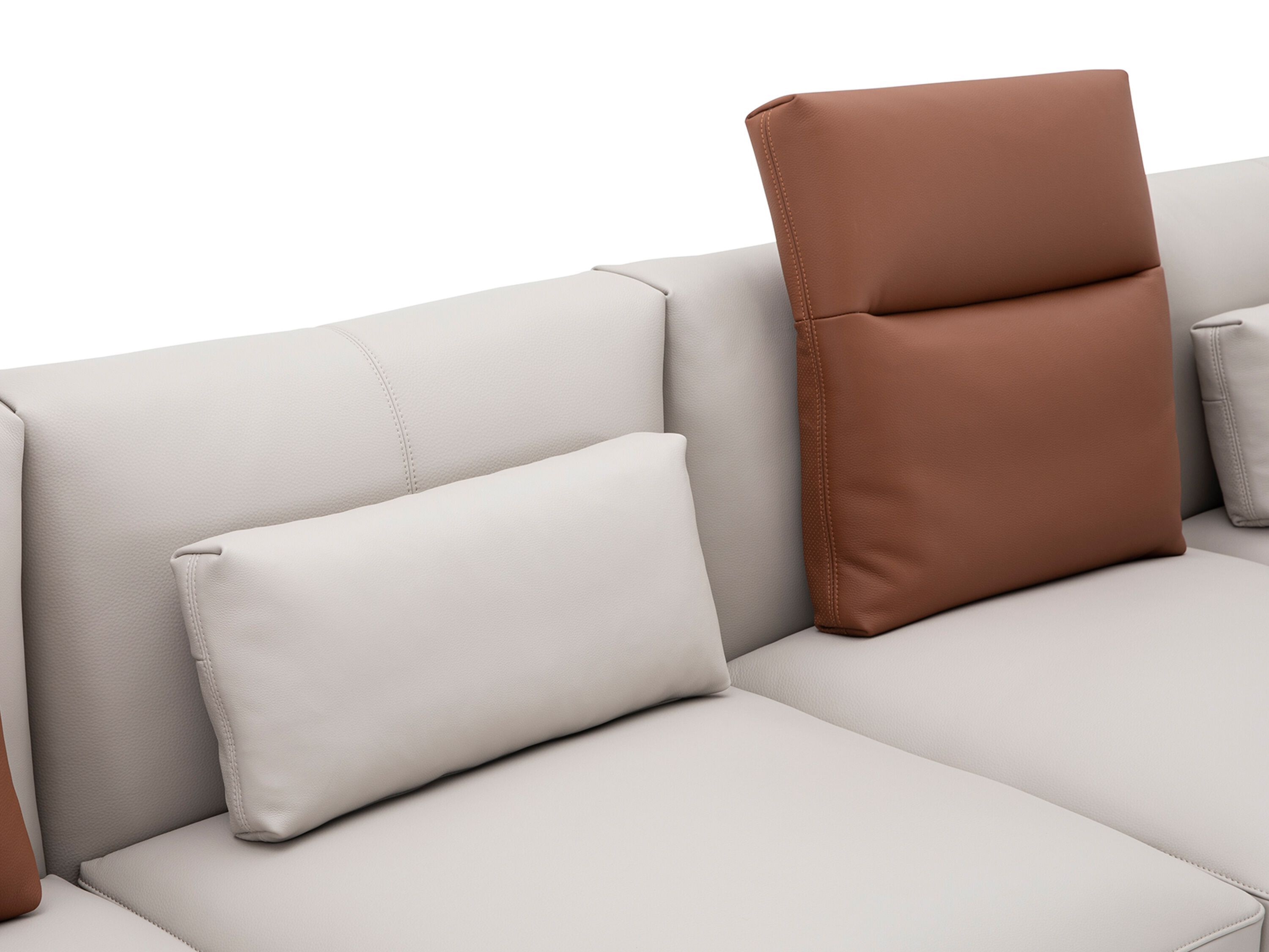 Кожаный модульный угловой диван CAMPO DE' FIORI Живерни ARCH-00152128 - Вид №4