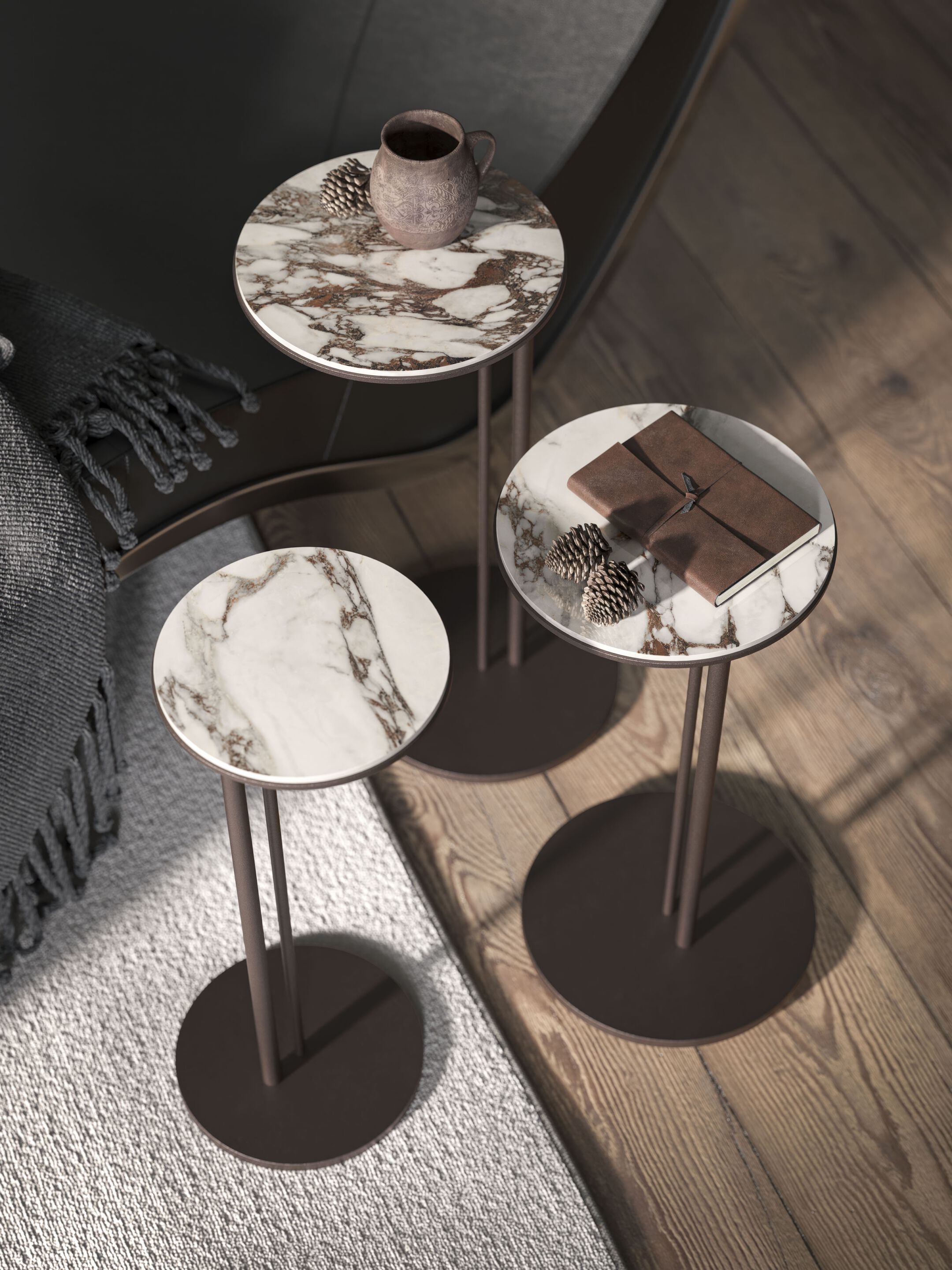 Высокий круглый журнальный столик Cattelan italia STING ARCH-00046731 - Вид №4