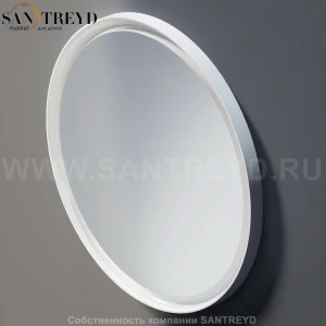 Agape MEMORY Зеркало круглое 70 см без LED подсветки в белой раме AMEM866Z