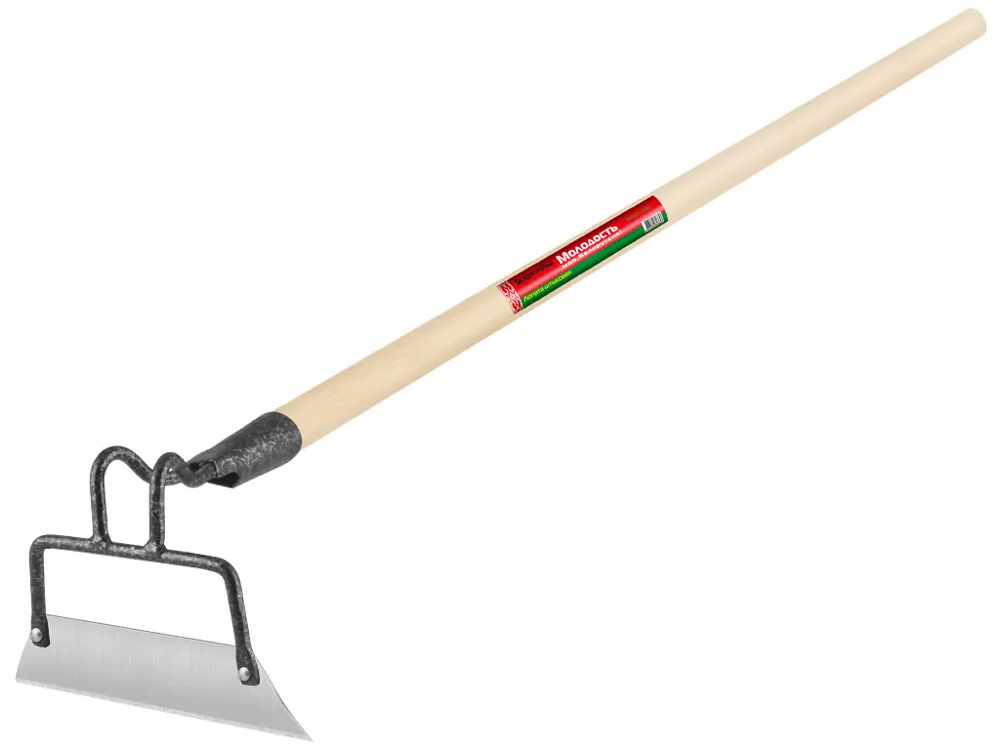 Садовый инструмент Santreyd: тяпка из нержавеющей стали с деревянным черенком 89143482