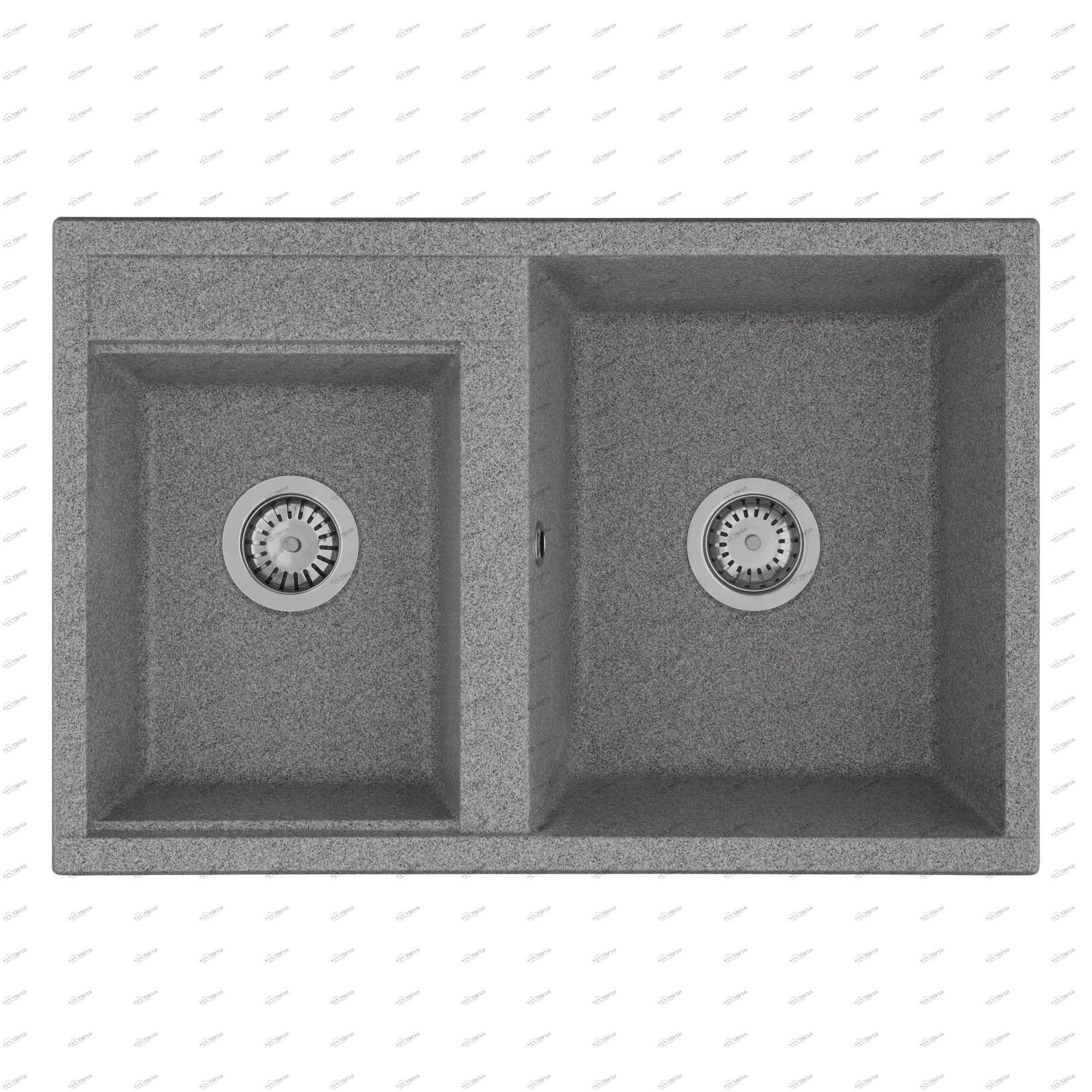 1A723132DE230 Мойка кухонная прямоугольная AQUATON ДЕЛИЯ