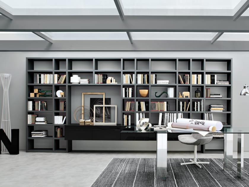 Деревянный книжный шкаф MisuraEmme CROSSING ARCH-00089846