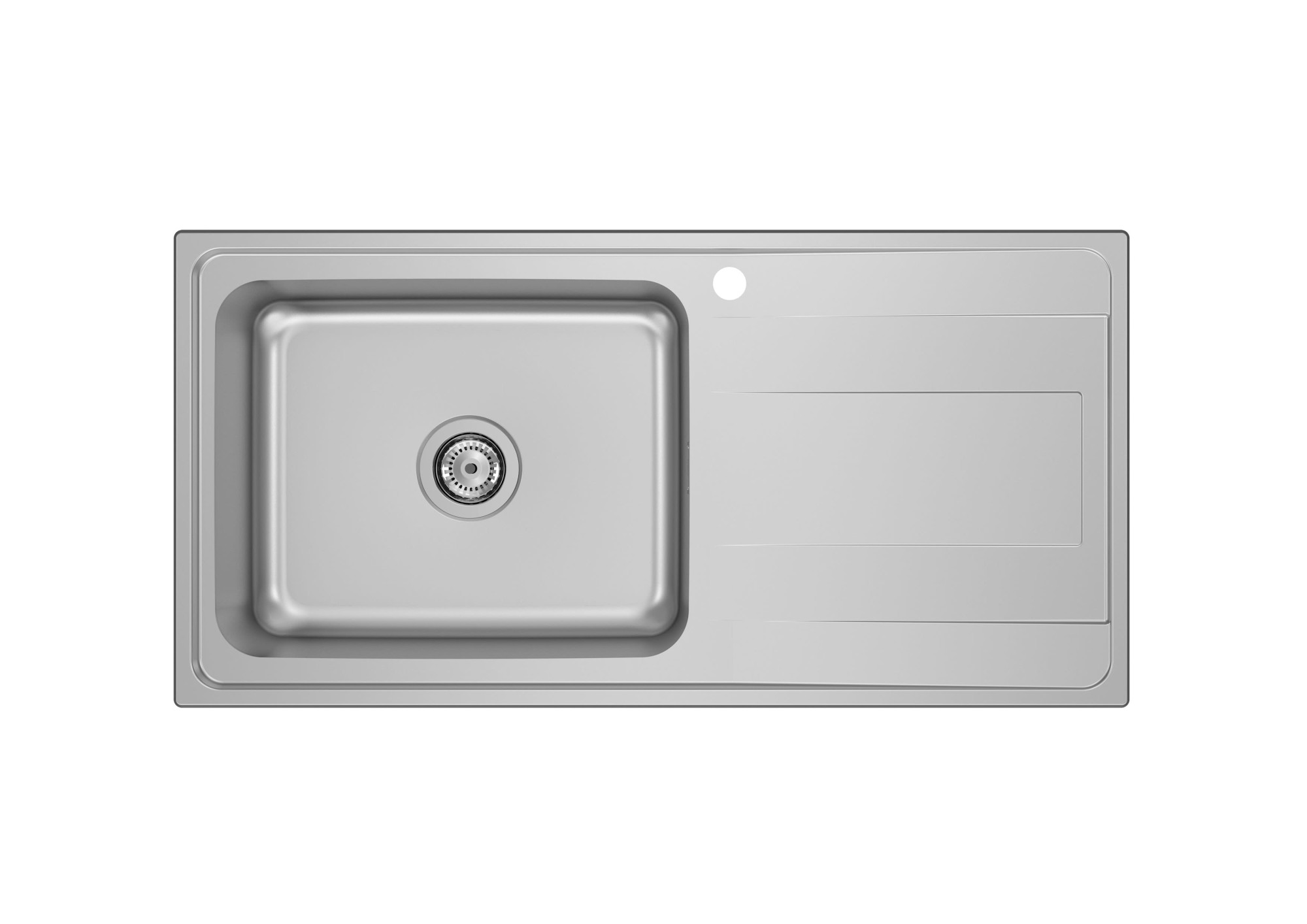 A870N31000 Раковина из нержавеющей стали с одной чашей ROCA Budapest