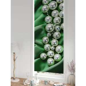 91833581 Рулонная штора At home Федера AT774148 62x170 см цвет зеленый STLM-1374664