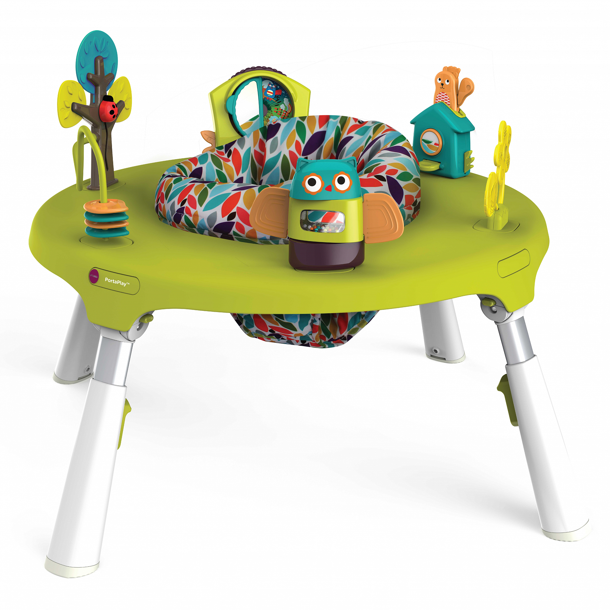 Игровой развивающий центр "Лесные друзья - Расти со мной" Oribel зеленый с табуретками ORIBEL  322604 Зеленый Santreyd  - Вид №1