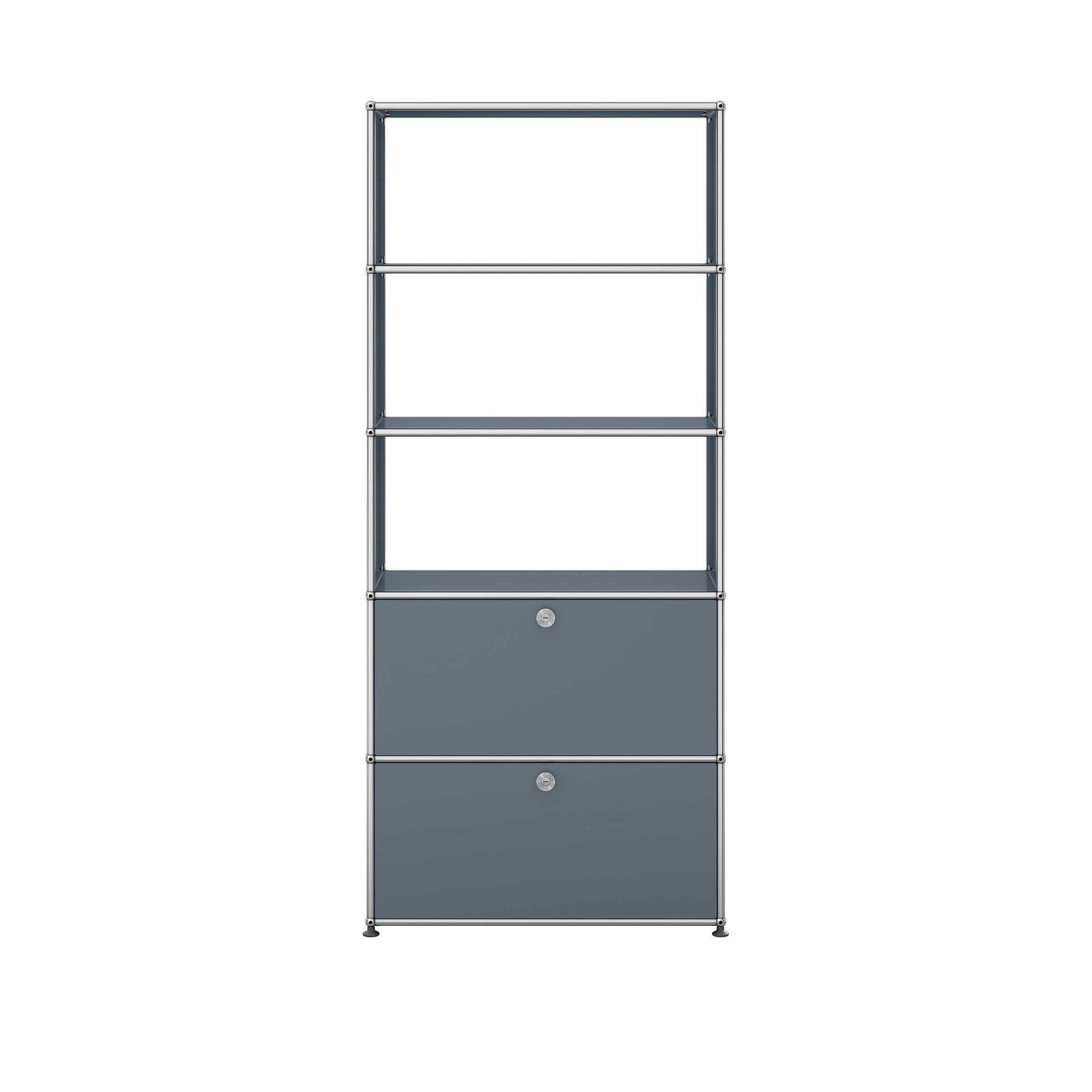 Модульный стальной книжный шкаф USM USM SELECTION ARCH-00010994 - Вид №6