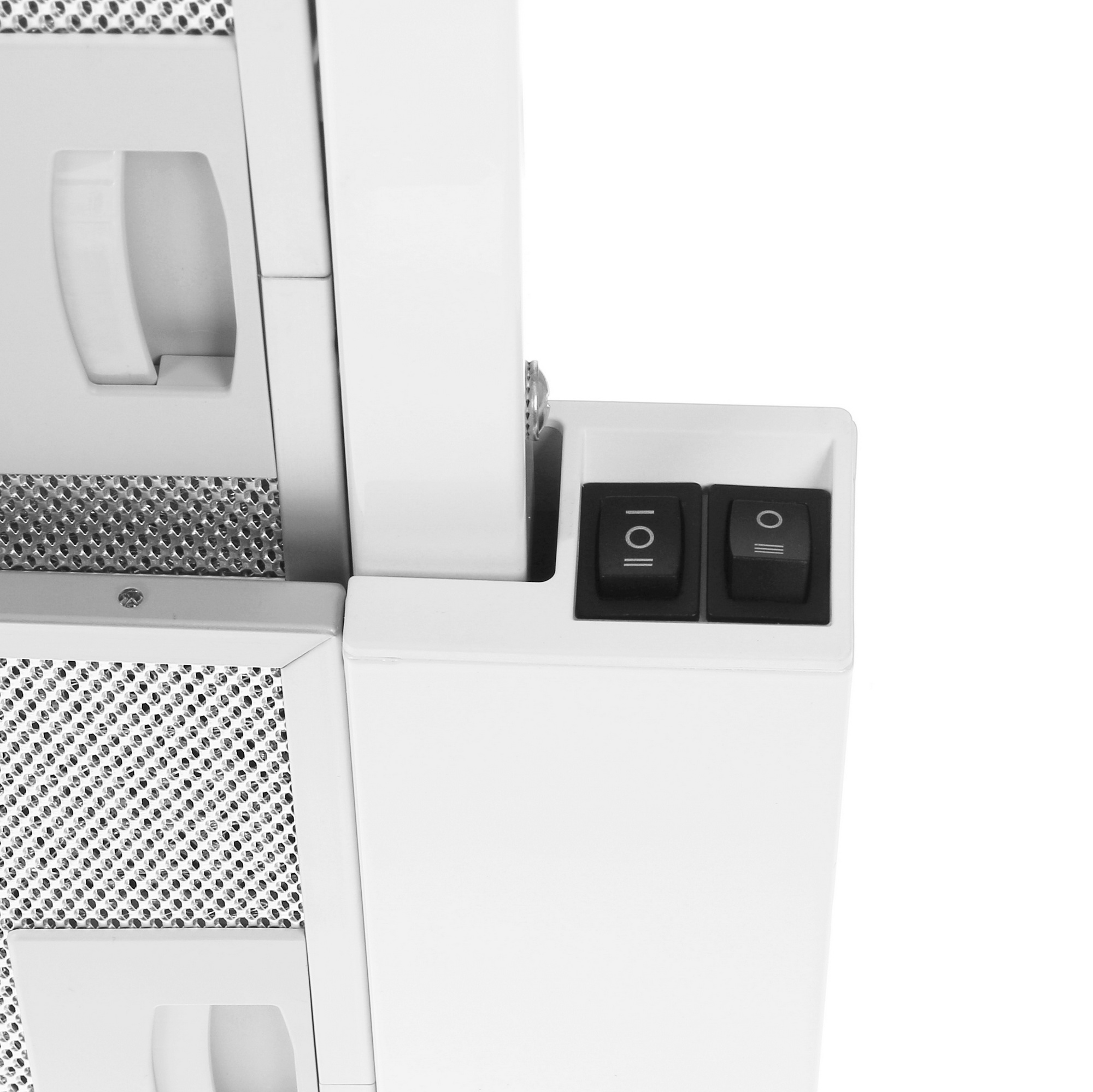 5313912 Вытяжка телескопическая KRONA KAMILLA 450 белый/белый STDN-0100433 - Вид №6