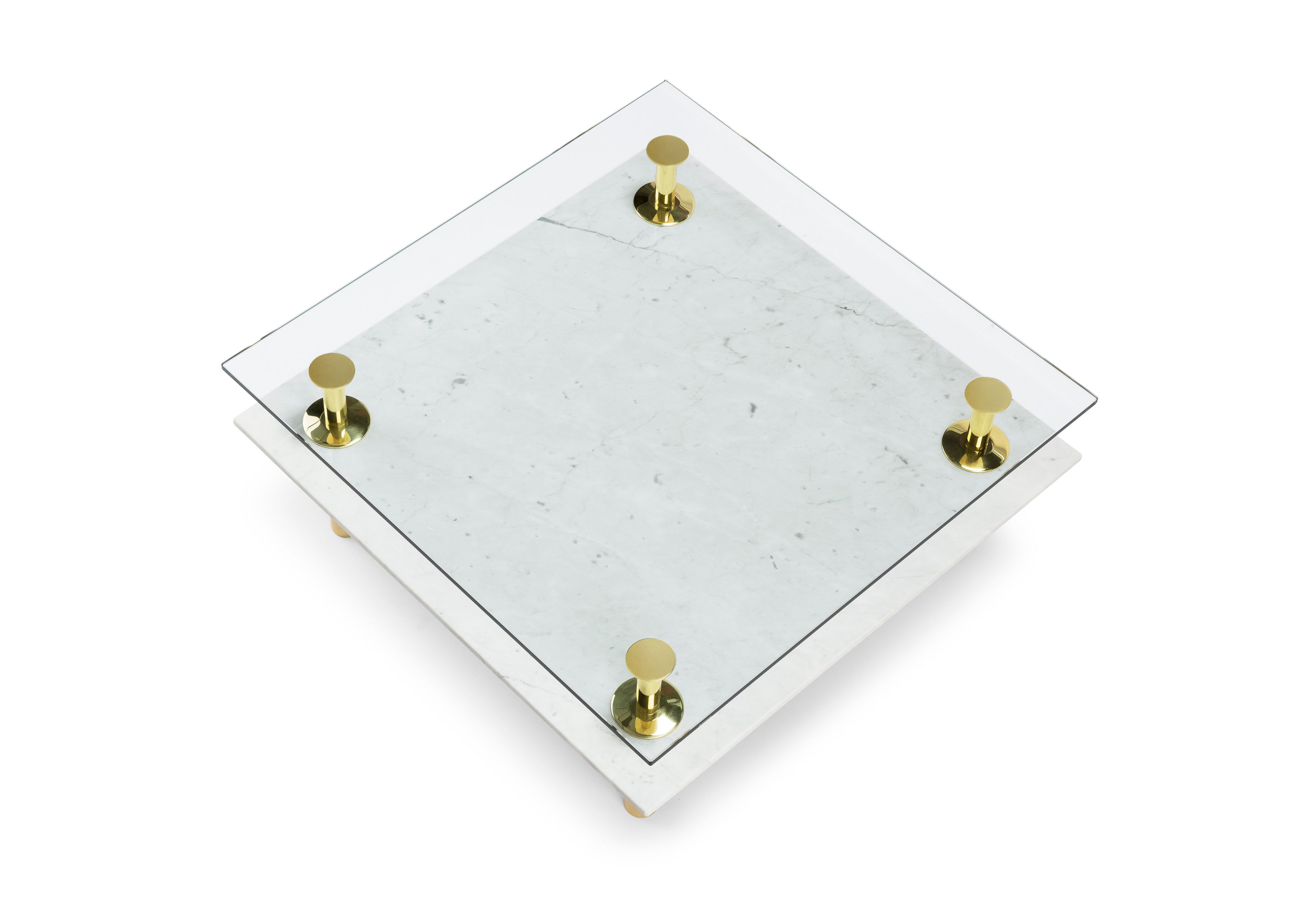 Квадратный мраморный журнальный столик GHIDINI1961 Legs ARCH-00070686 - Вид №3