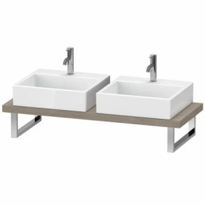 XL101C03131 Консоль для накладной и встраиваемой сверху раковины компакт, Толщина консоли 45 мм X-Large #XL101C 480 мм Сосна серебристая, декор