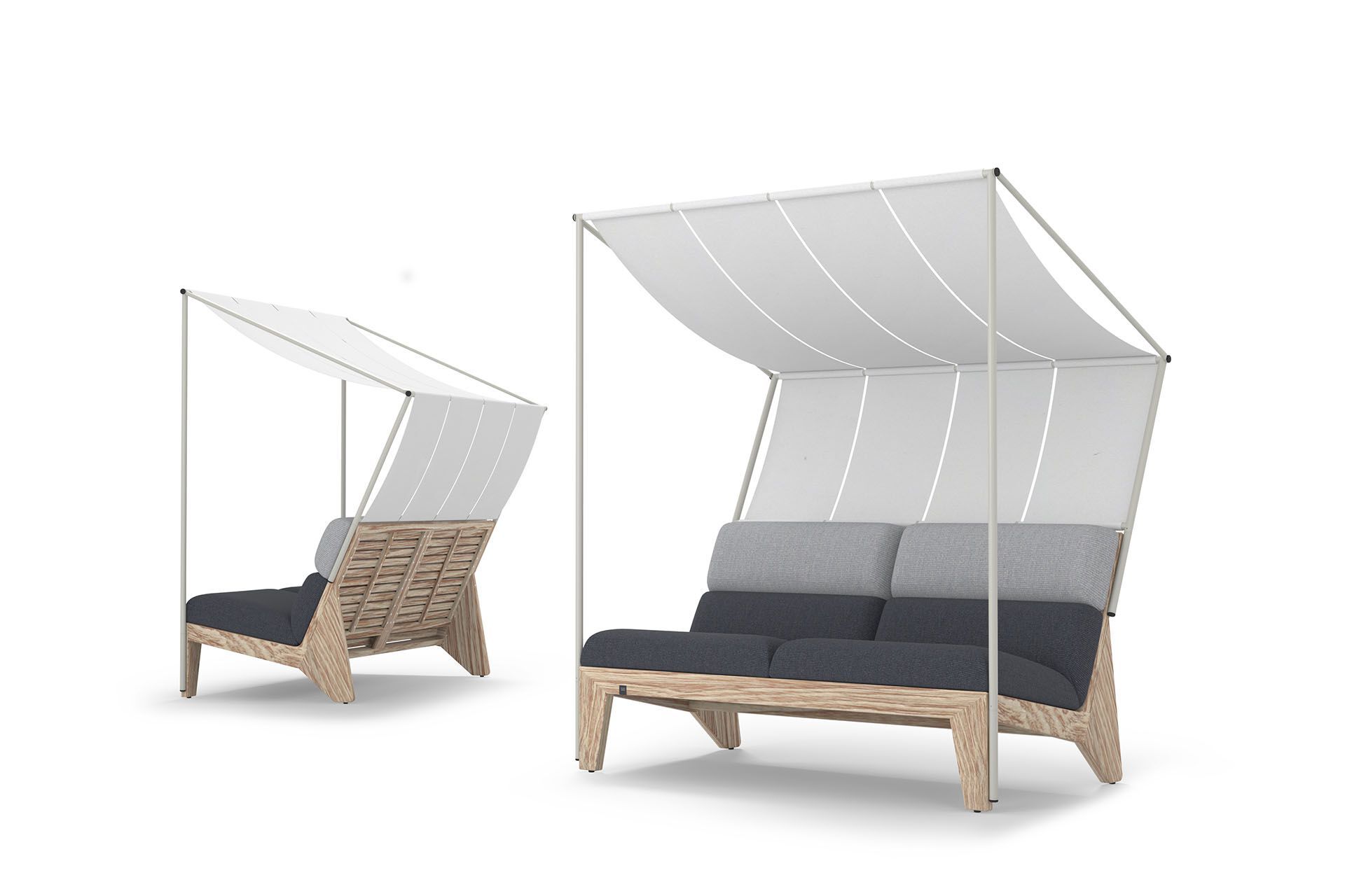 2 местный ТИК навес сад диван MAMAGREEN Labuan ARCH-00048332 - Вид №4