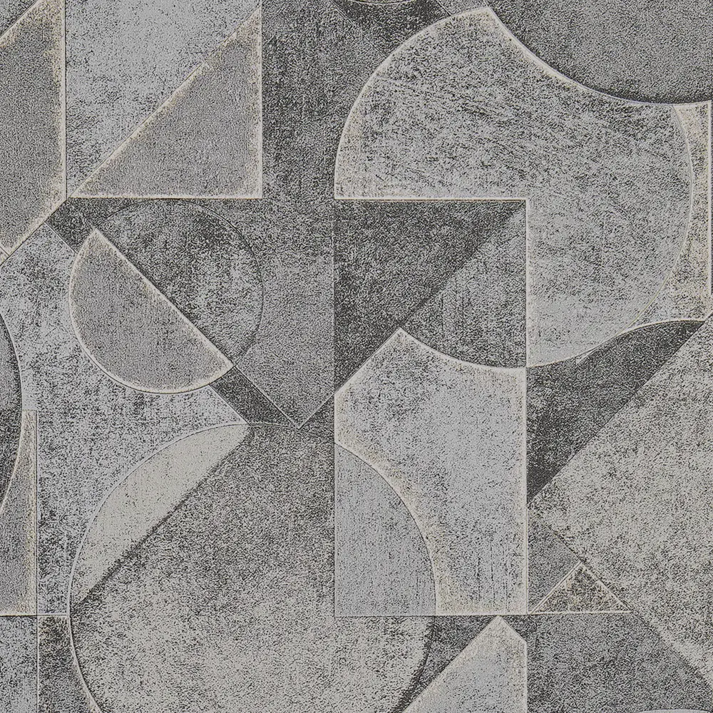 Обои флизелиновые Ateliero Cubus графитовые 1.06 м AT88194-15 STLM-2196614 - Вид №1