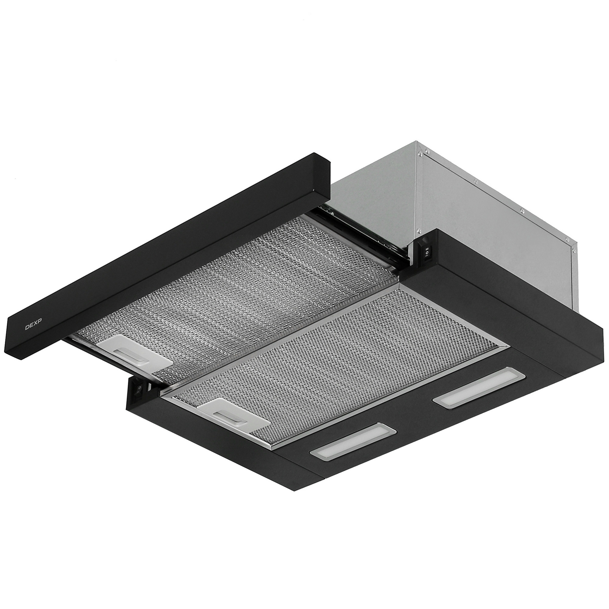 5410164 Вытяжка телескопическая DEXP YT50B черный/черный STDN-0040616 - Вид №2