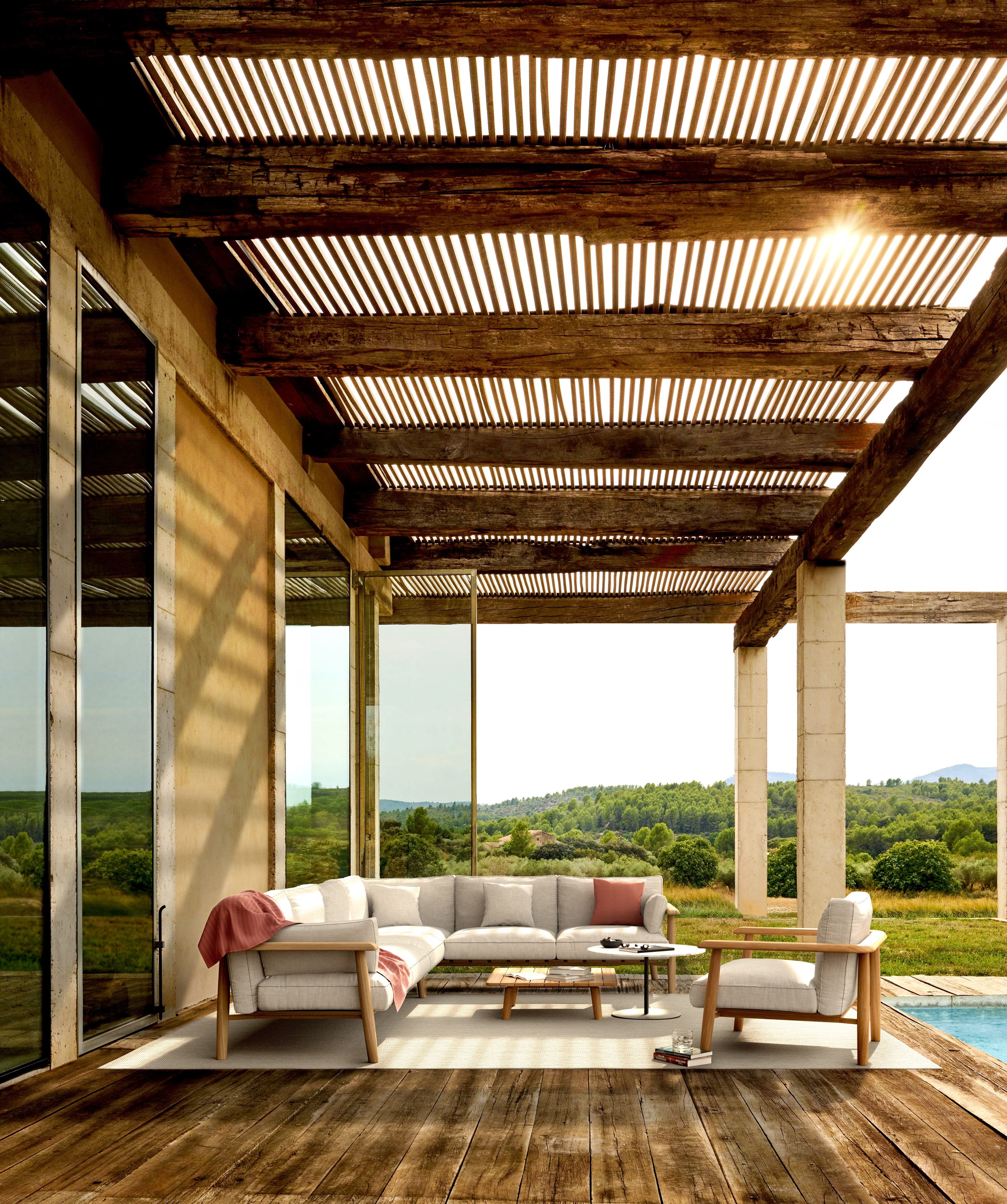 Квадратный стол из тикового дерева Royal Botania Mambo Lounge ARCH-00040793 - Вид №2