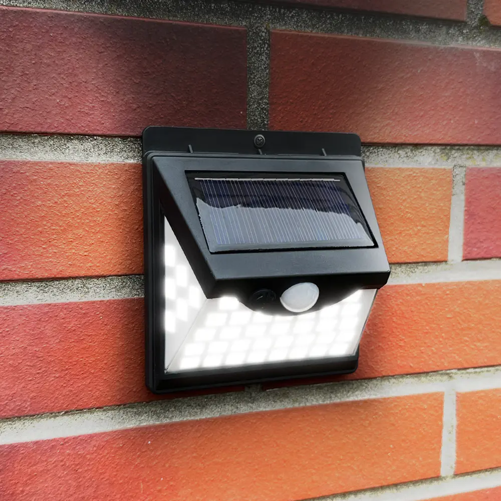 Светильник светодиодный уличный Duwi Solar LED на солнечных батареях 8Вт 6500К 330Лм IP65 датчик движения черный STLM-2157102