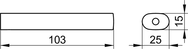 11563130000 Держатель запасного рулона KEUCO Edition 400 - Вид №2