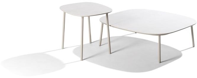 TRIBÙ Квадратный керамический садовый столик Tosca sun-id-1502299 - Вид №1