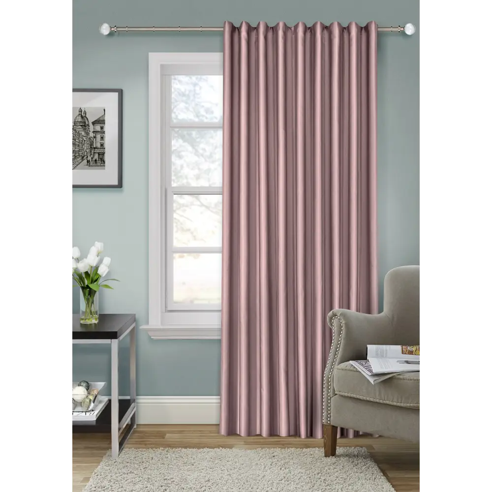 Штора на ленте Light 160x280 см цвет розовый MIAMOZA STLM-2053456 - Вид №3