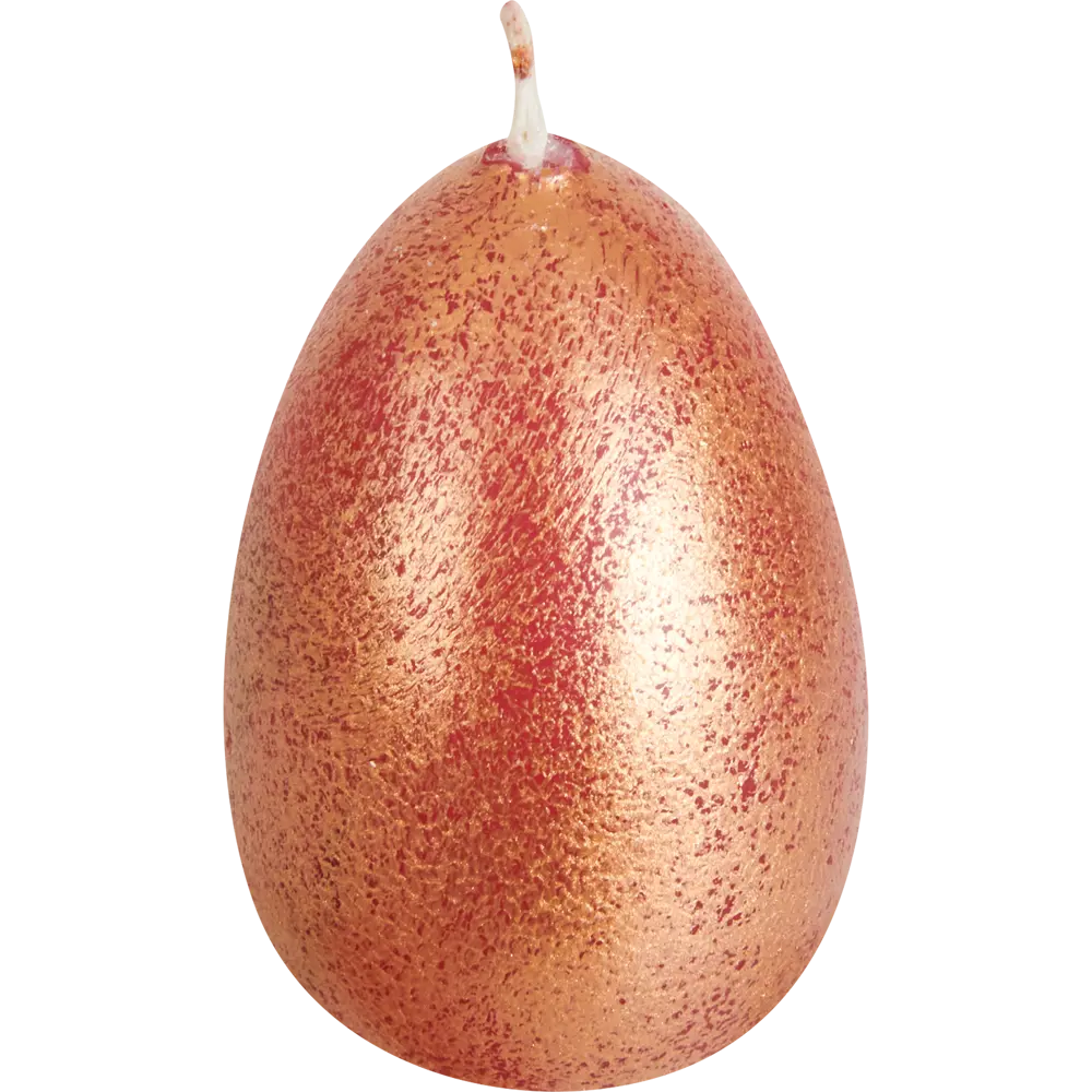 Свеча парафиновая Яйцо-3 малое красное с росписью 5,5 см EVIS STLM-2067445 - Вид №2