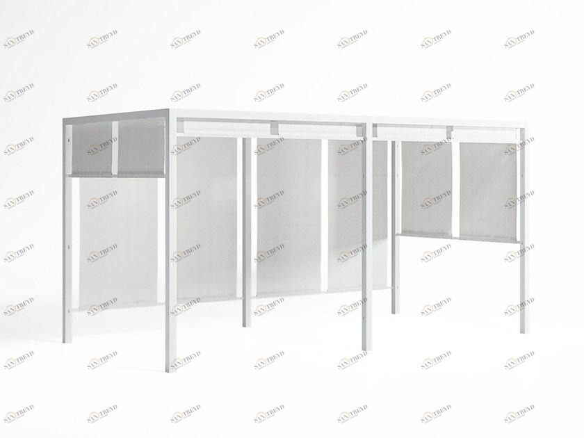 GANDIABLASCO Отдельностоящая алюминиевая пергола со сдвижной крышкой Pergola sun-id-1368986