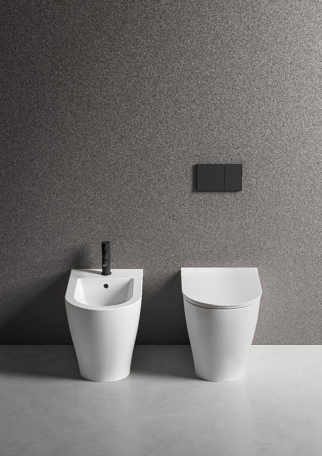 Керамическое напольное биде с переливом Ceramica Dolomite круглый мирт ARCH-00050276 - Вид №5