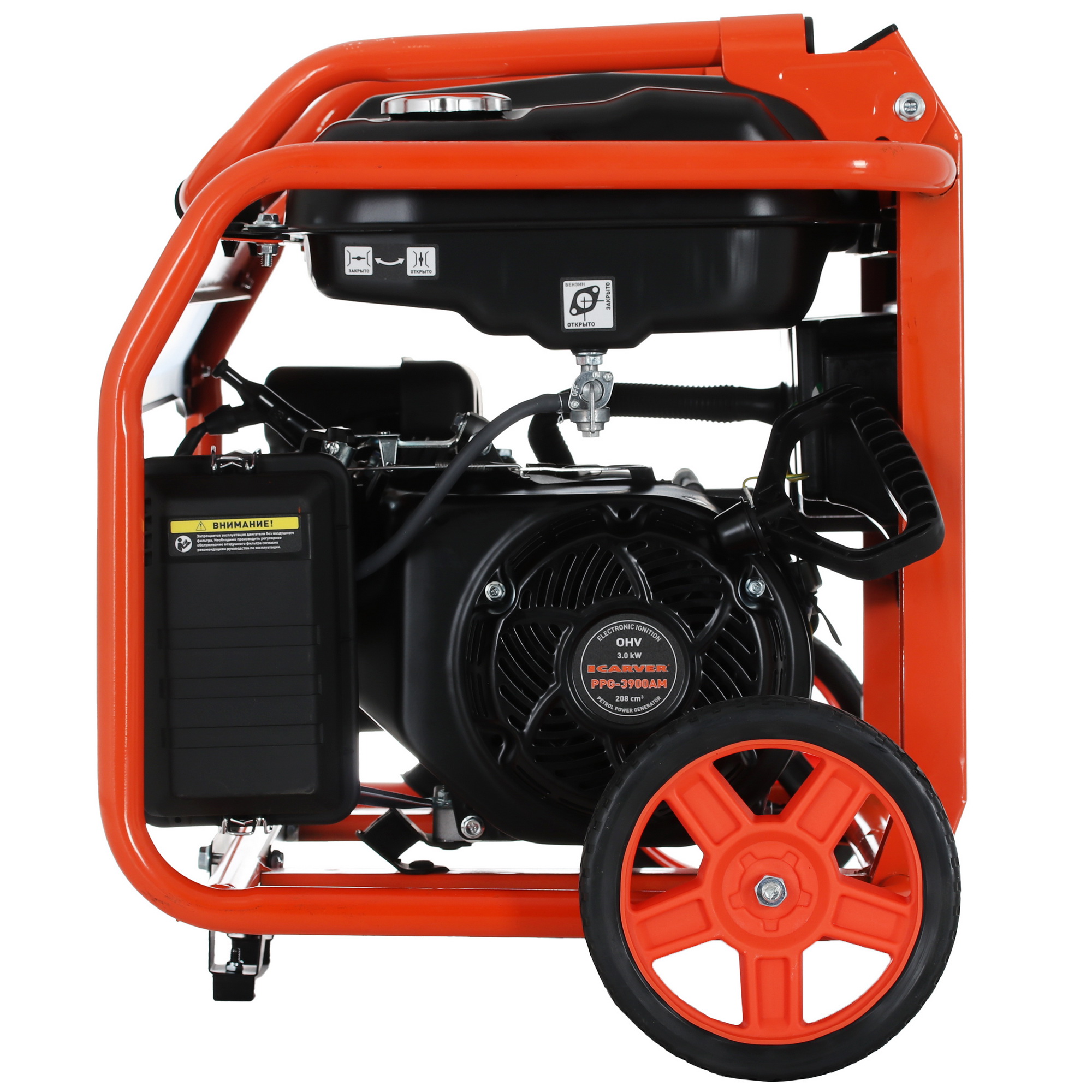 Электрогенератор   бензиновый Carver PPG-3900АM 9100266 STDN-0109562 - Вид №4