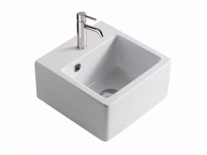 Подвесной прямоугольный умывальник