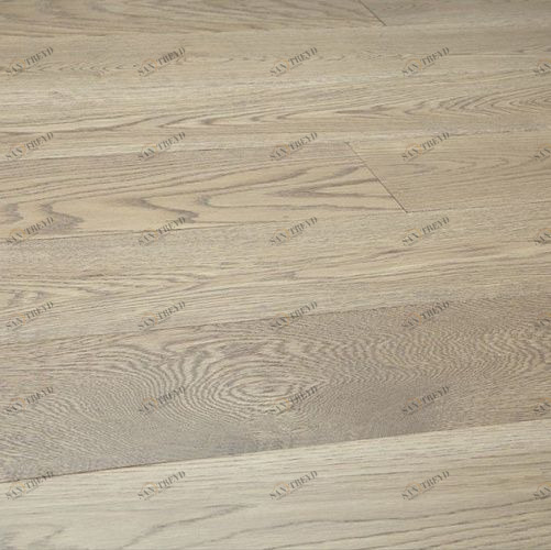 Массивная доска Challe Boulogne Серый Дуб Натур с брашью (Текстурированная) 400-2000х120 мм 2200300015