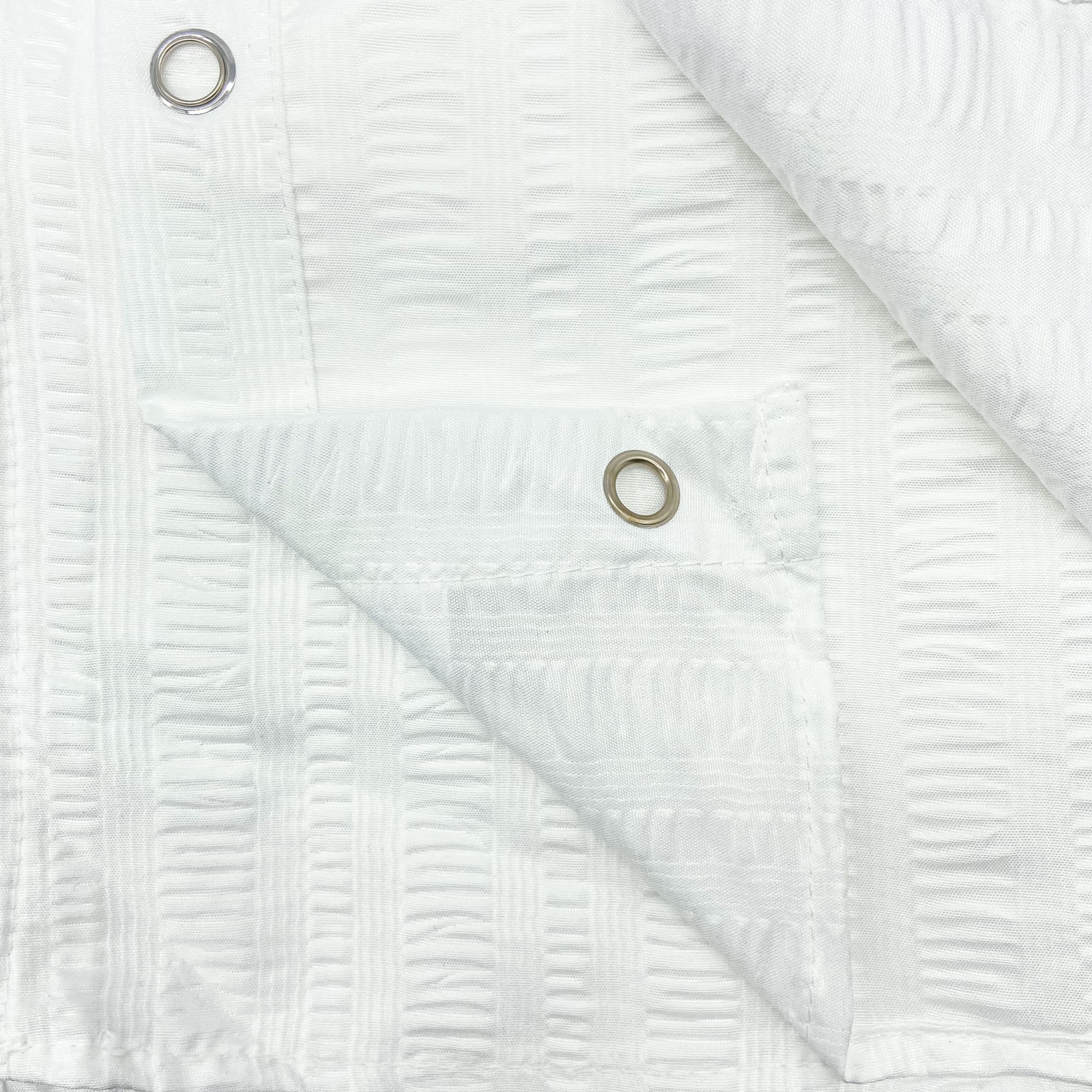 85200832 Шторка для ванной комнаты Lemer Elit 180x200 см полиэстер цвет белый нет Santreyd  - Вид №3