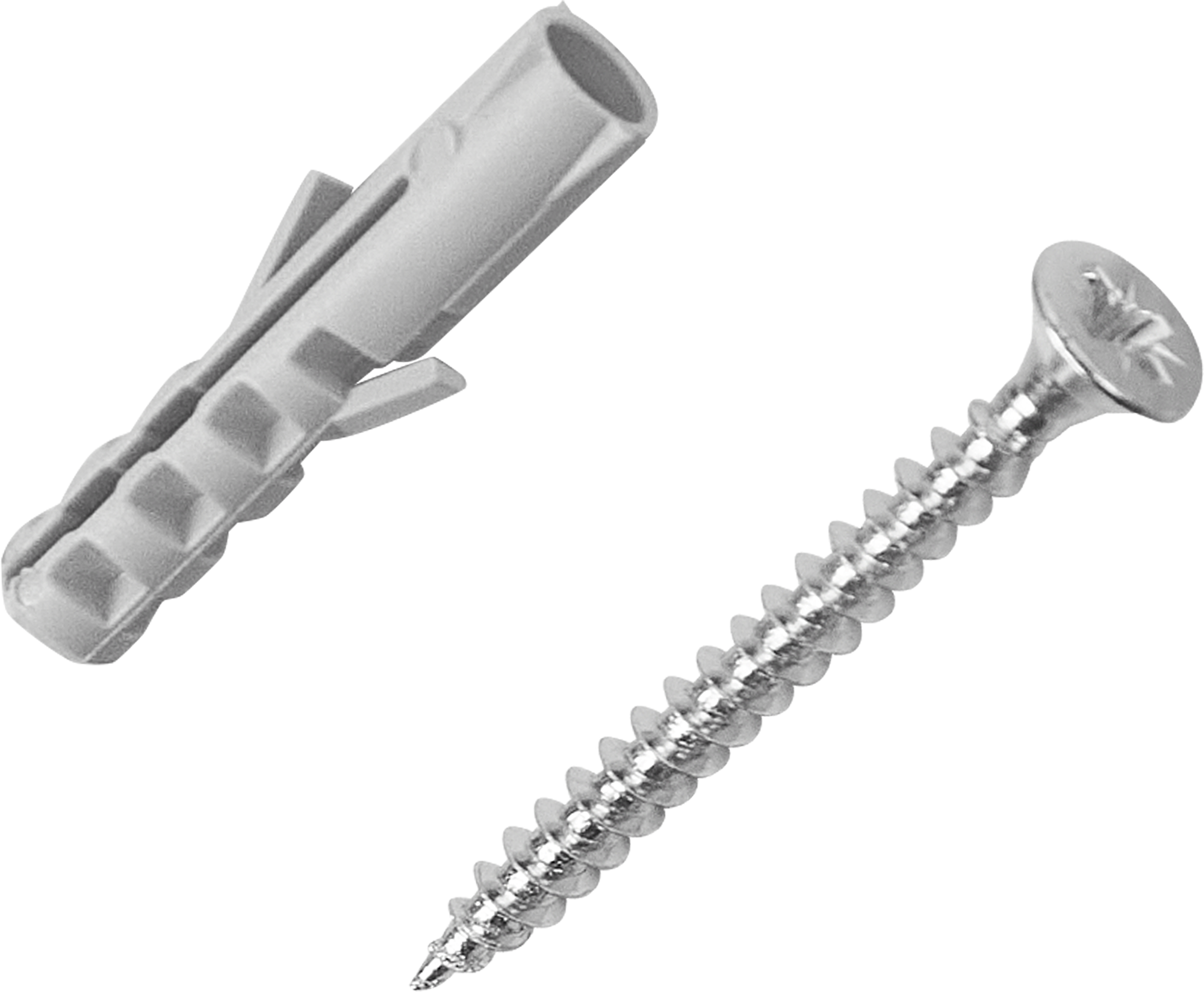 Дюбель потайной ЕВРОПАРТНЕР PND 4×20 мм с шурупом для бетона и кирпича, 100 шт 83387756