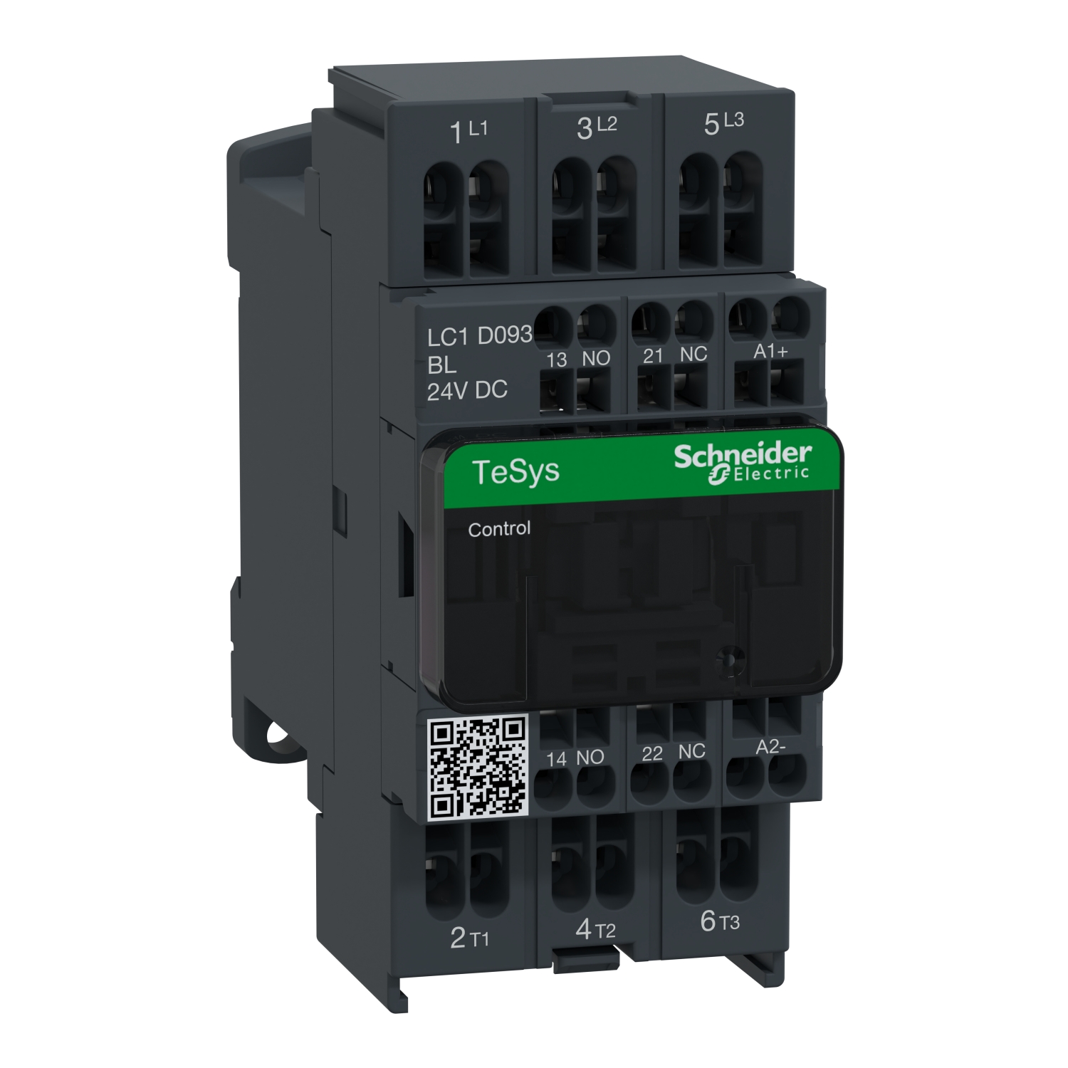 LC1D093BL Контактор LC1D 3P 9А 400/24В DC 4кВт Schneider Electric TeSys 