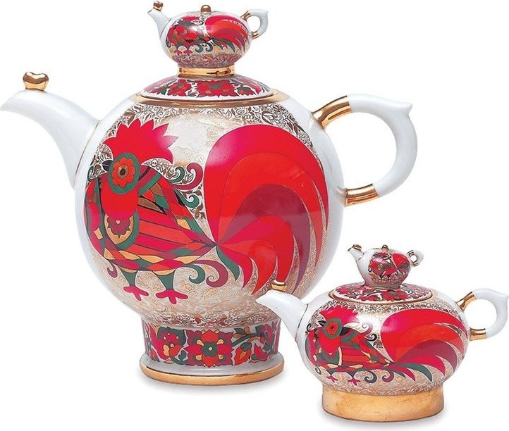 82219 Чайник заварной Фарфоровый Императорский фарфоровый завод Россия 