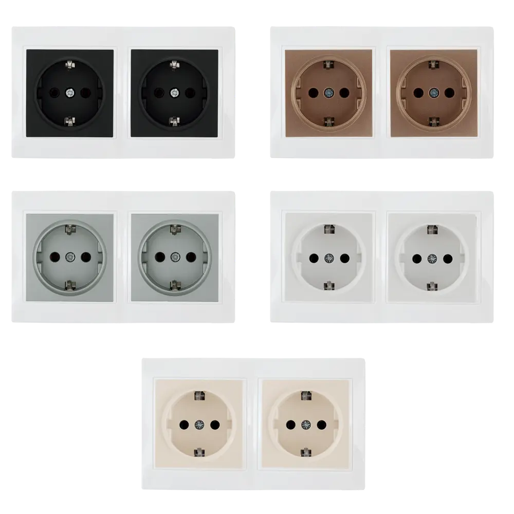 Рамка TDM ELECTRIC для розеток и выключателей горизонтальная белая 85591180 Таймыр STLM-0064406 - Вид №1