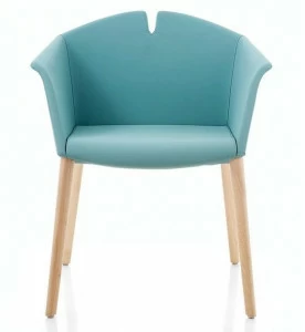 Kastel Кожаное кресло с подлокотниками Kuad