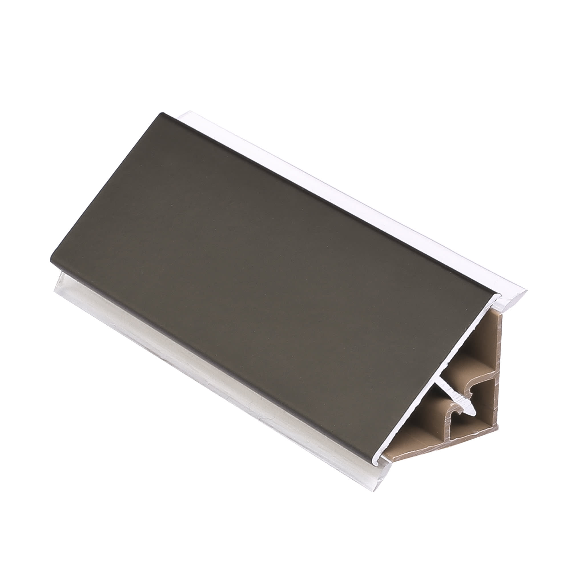 89077967 Плинтус для столешницы 120 см, алюминий, цвет черный Santreyd STLM-0078080